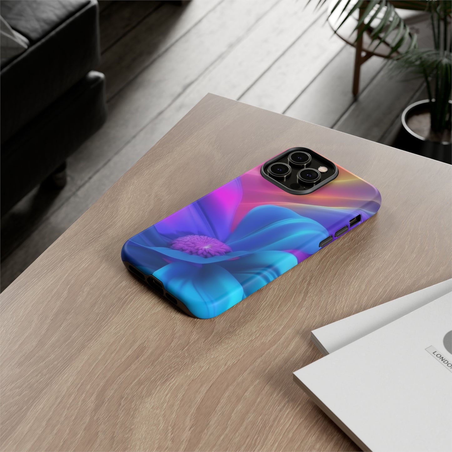 iPhone Case - Colorful Floral Wave