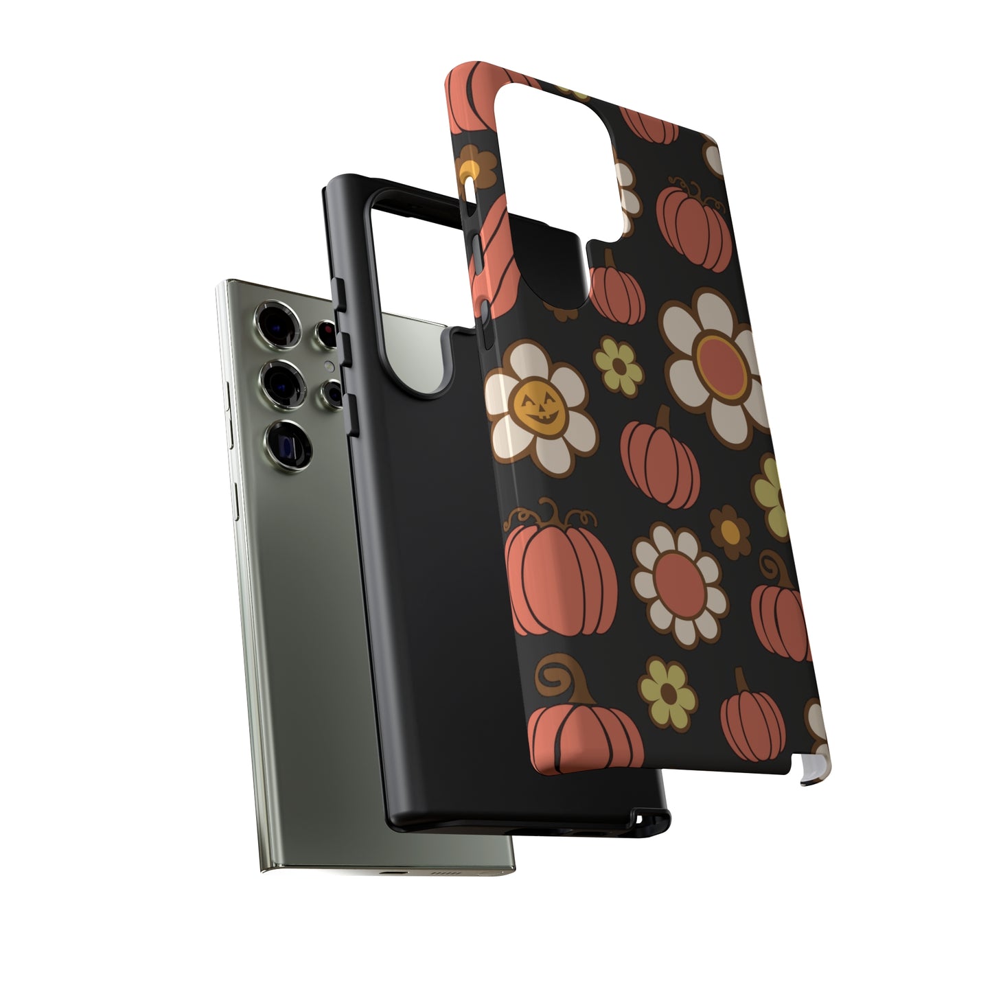 Samsung Galaxy Case - Seasonal Pumpkin Daisy