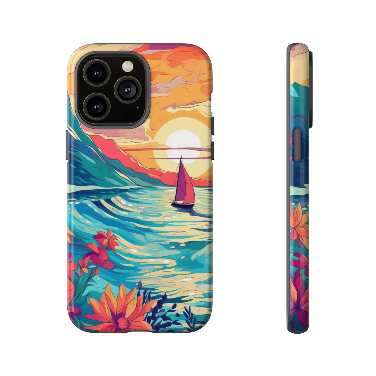 iPhone Case - Sunset Ocean Scene