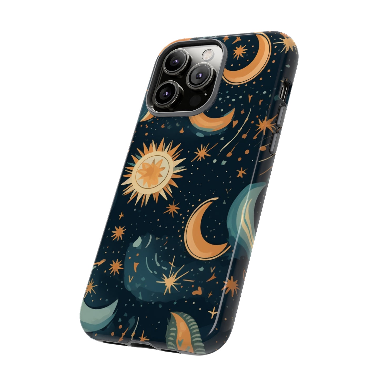 iPhone Case - Moon and Stars - Celestial