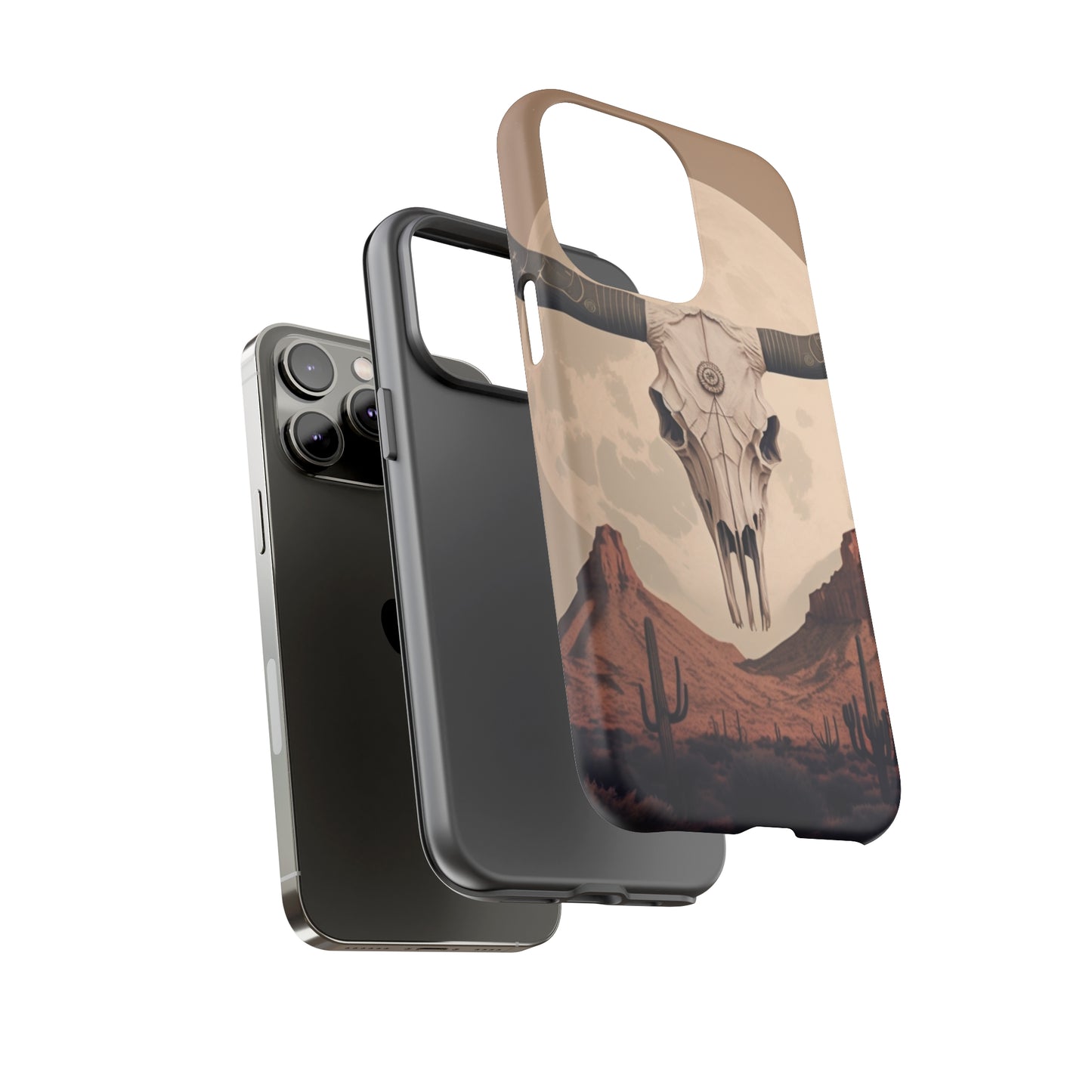 iPhone Case - Western Cowskull