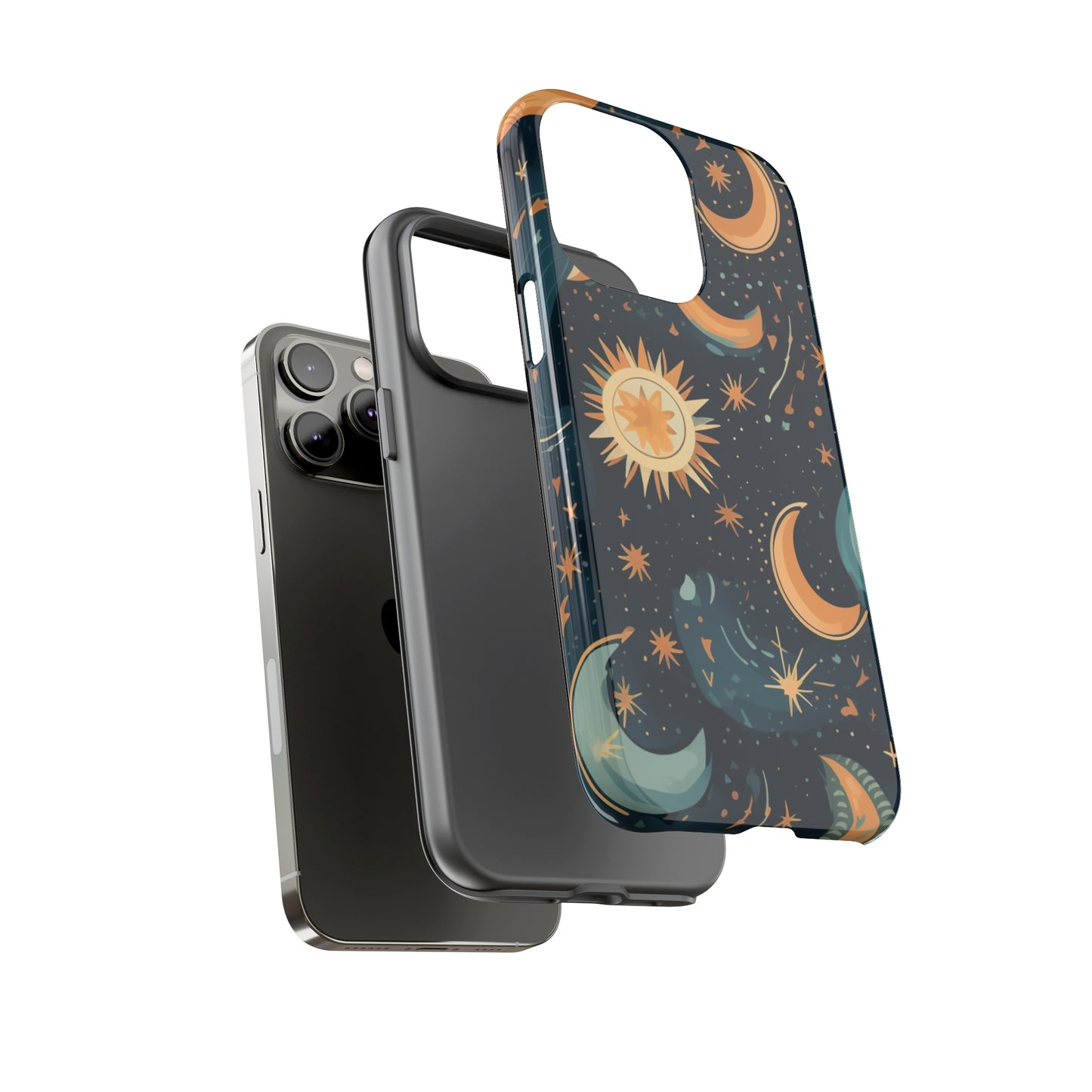 iPhone Case - Moon and Stars - Celestial