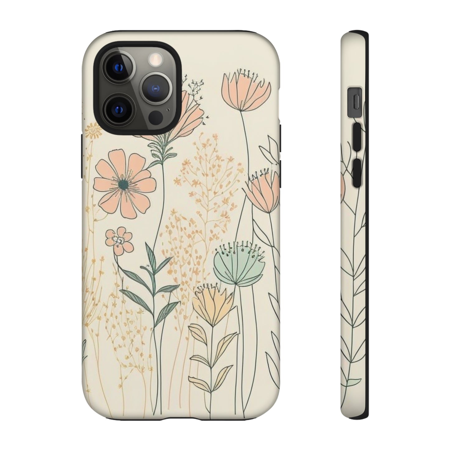 iPhone Case - Soft Boho Flowers