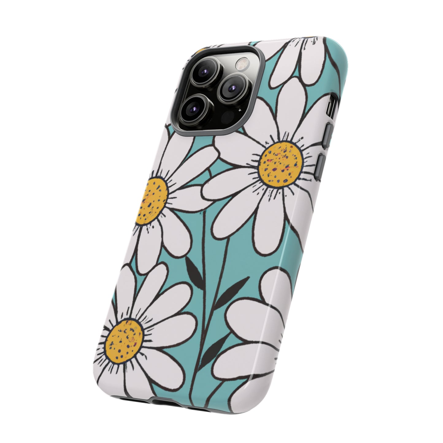 iPhone Case - Floral Cartoon Daisy