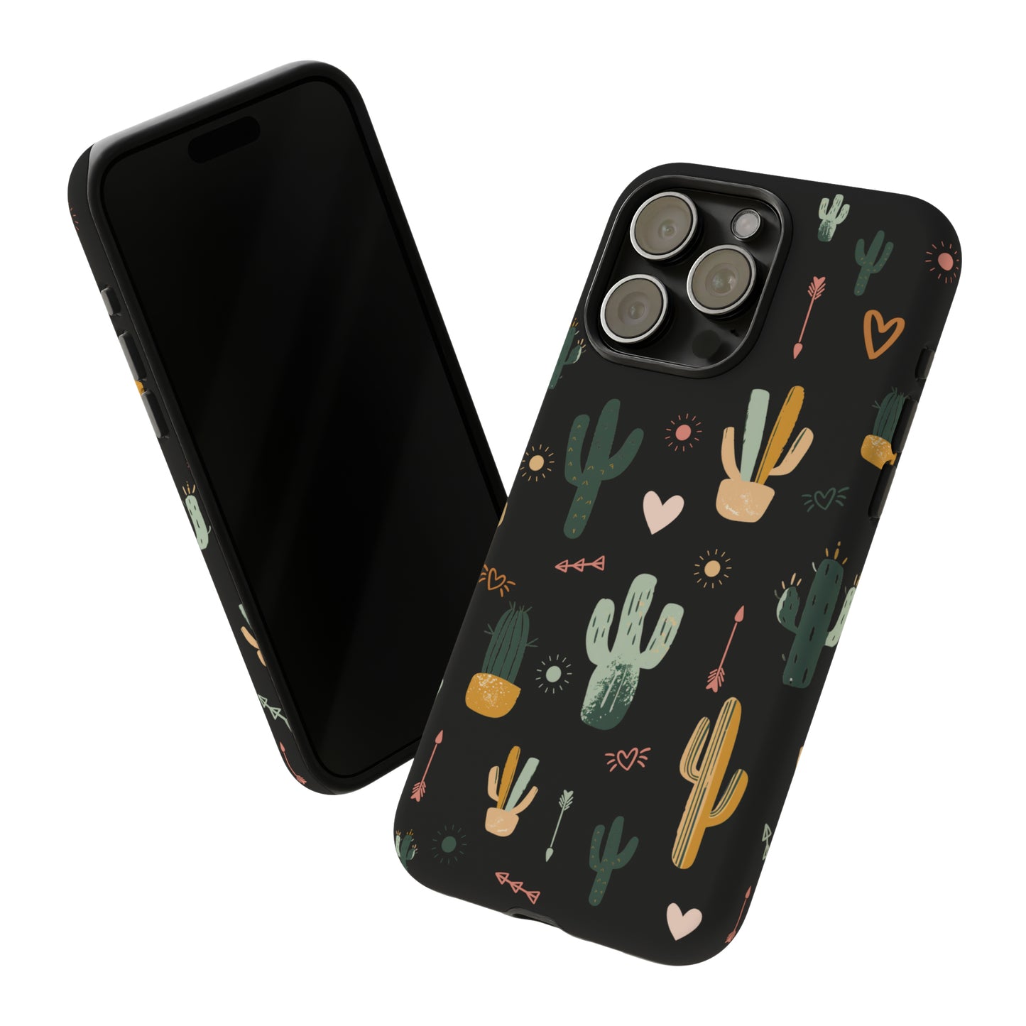 Copy of A Seasonal iPhone Case - Scattered Cacti Bold