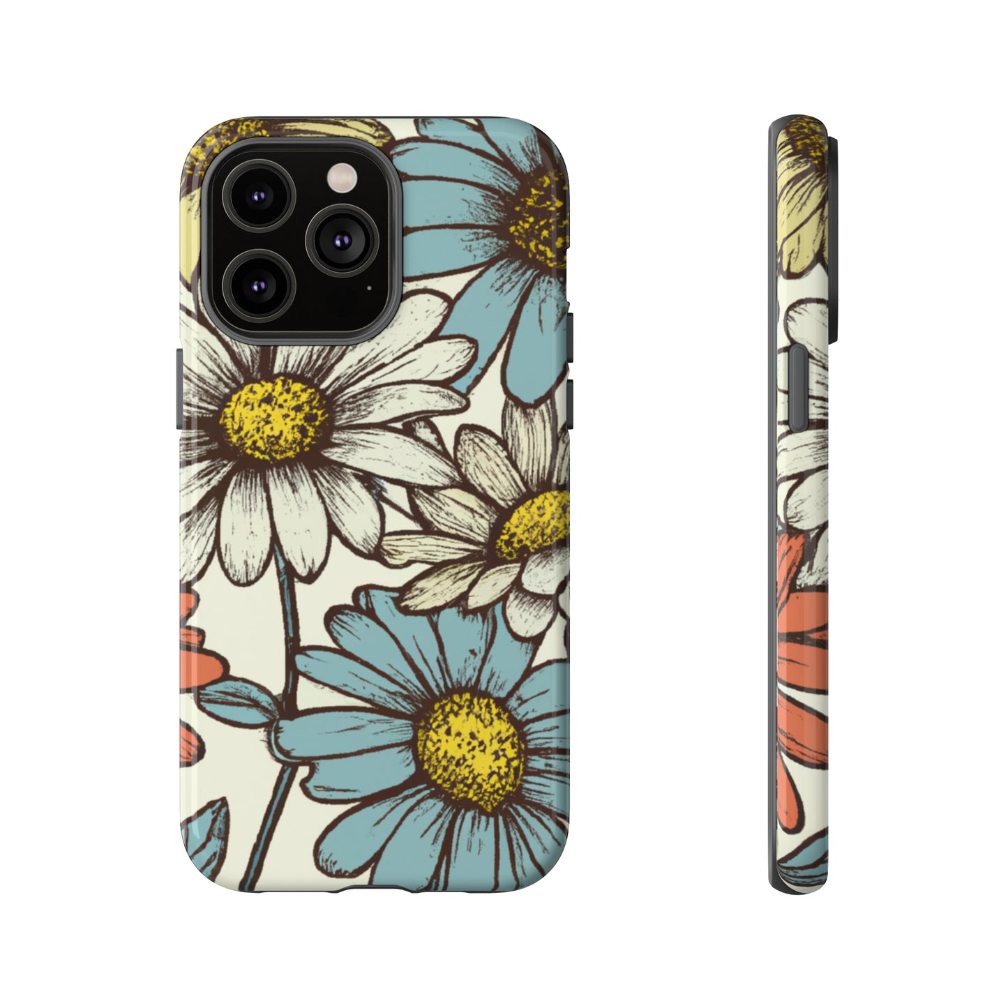 iPhone Case - Sketched Daisies