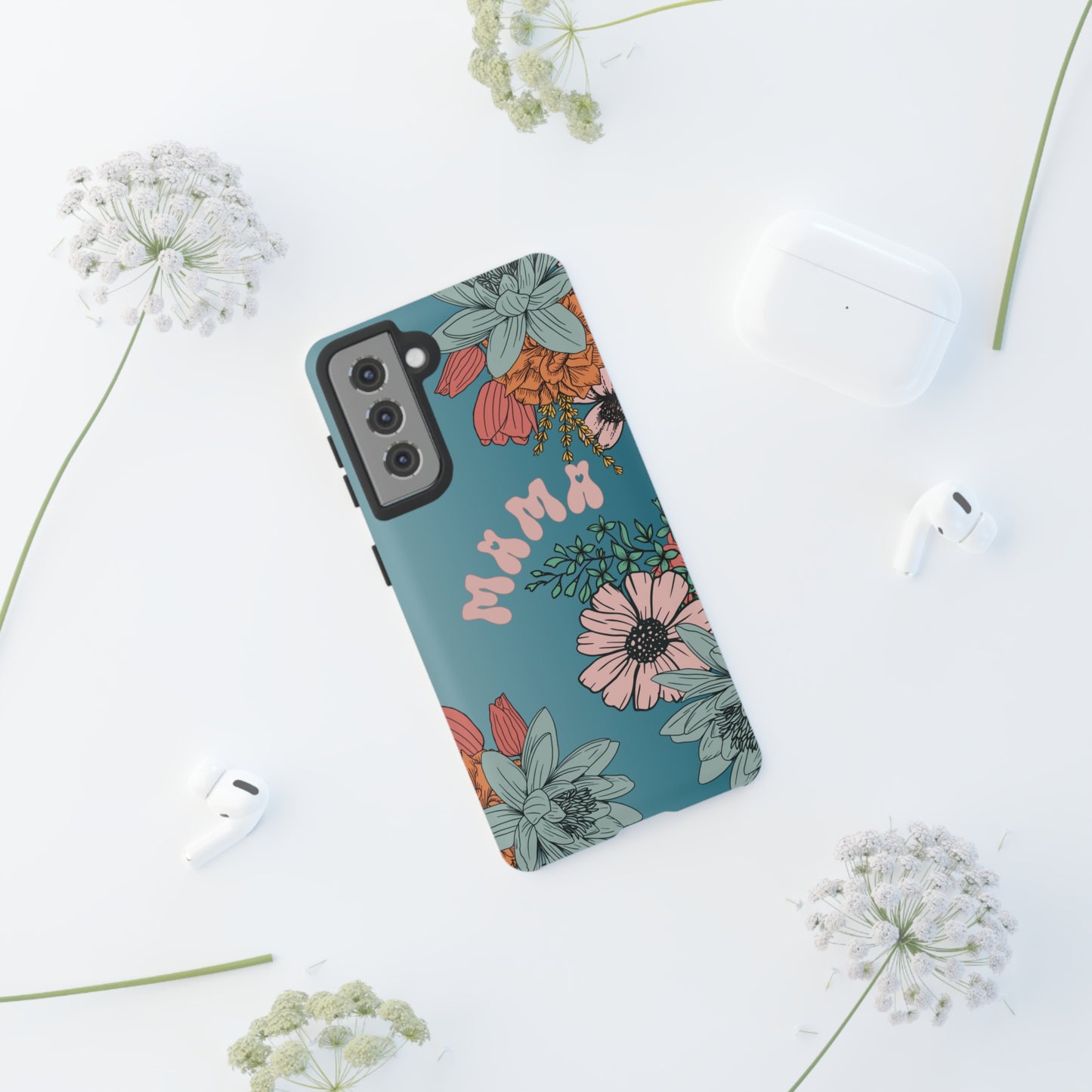 Samsung Galaxy Case - Bright Floral Mama