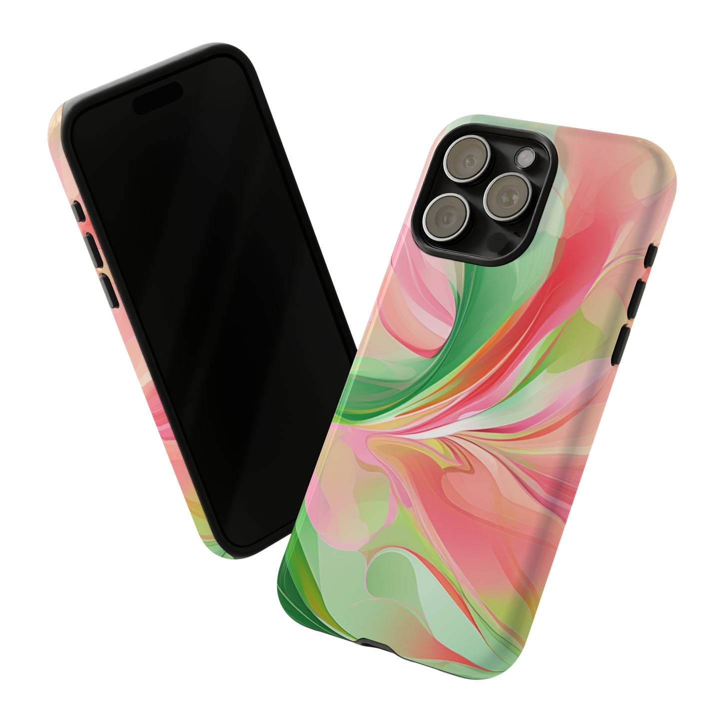 A Seasonal iPhone Case - Pink Swirl