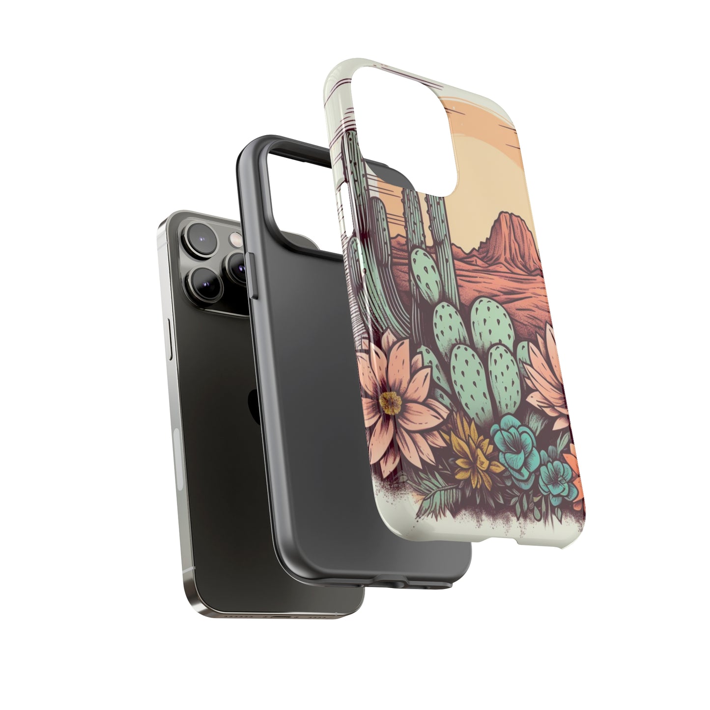 iPhone Case - Western Desert Scene