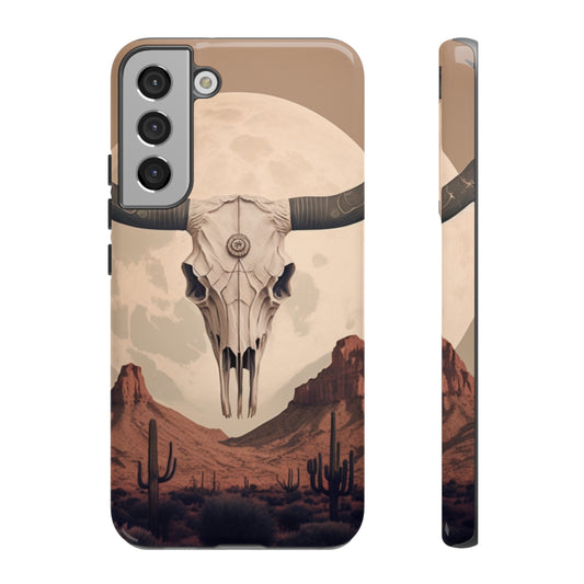 Samsung Galaxy Case - Western Cowskull