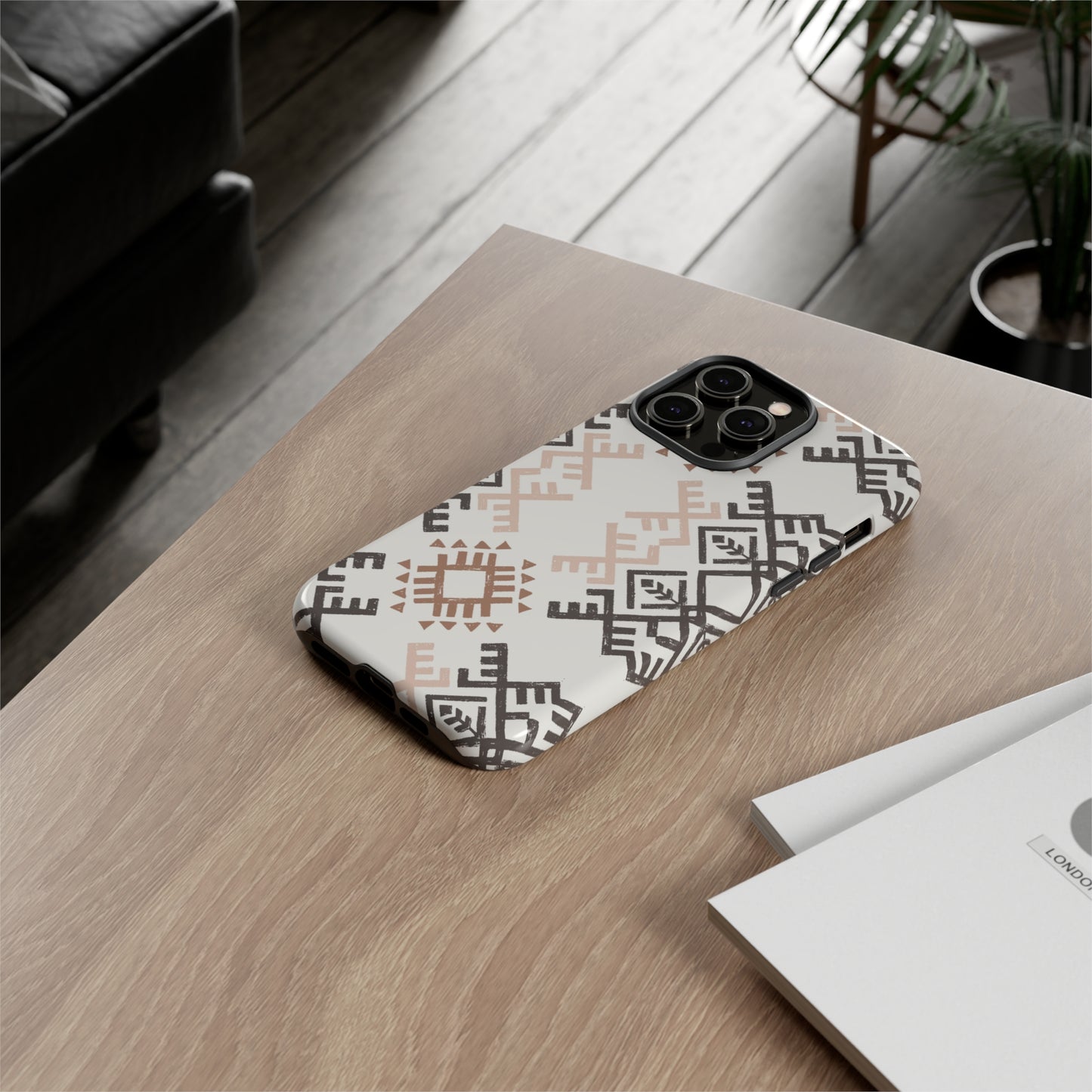 iPhone Case - Boho Abstract Design