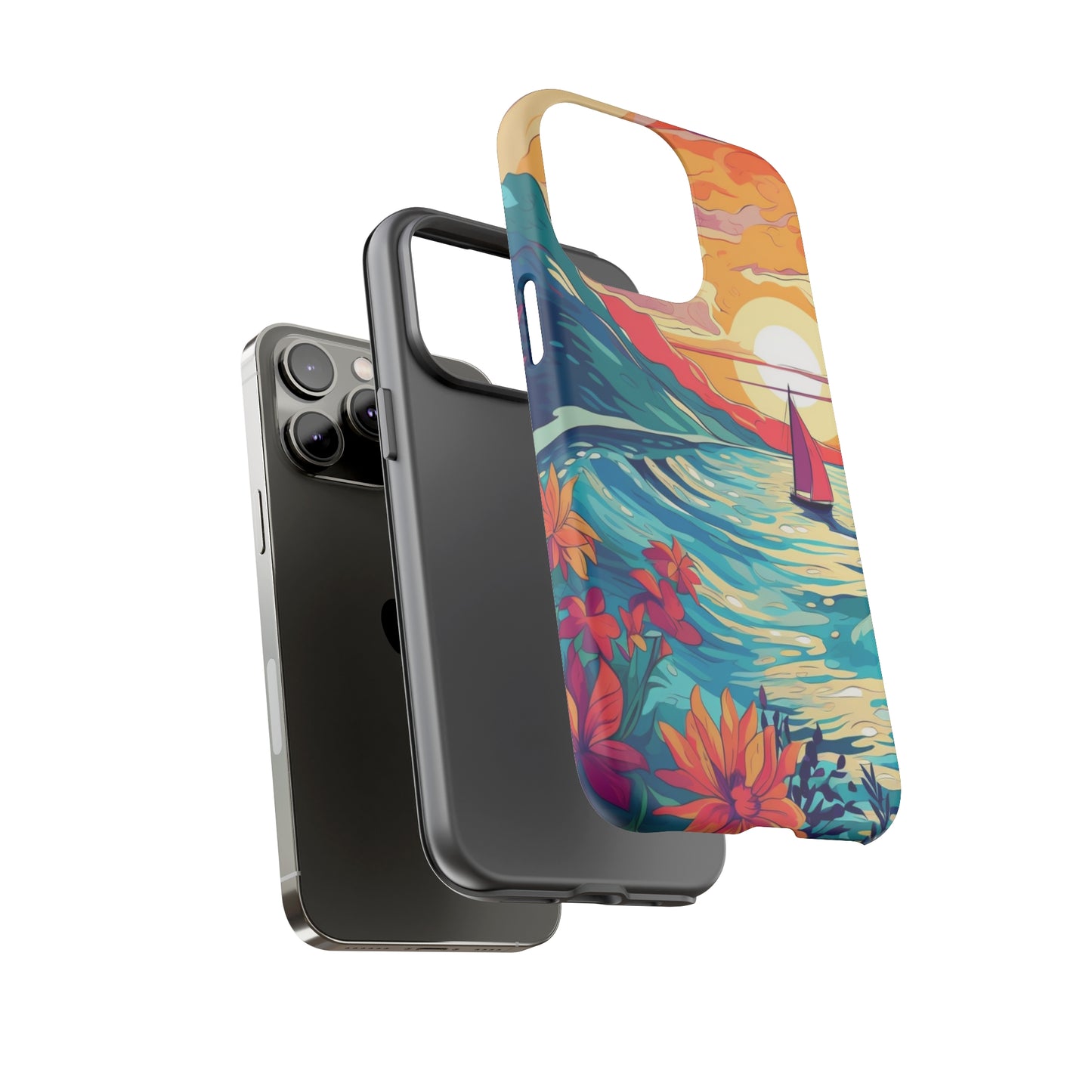 iPhone Case - Sunset Ocean Scene