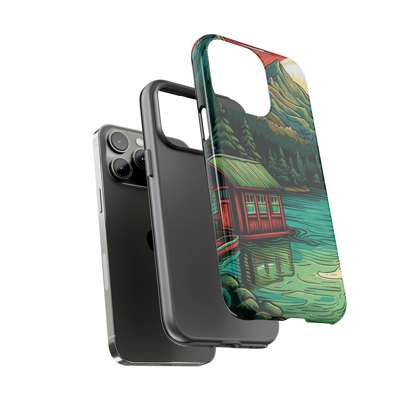 iPhone Case - Lake Cabin