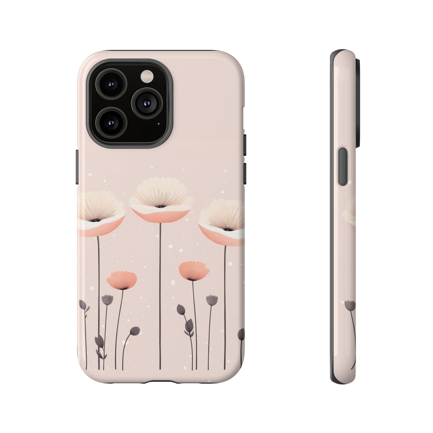 iPhone Case - Soft Pink Dandelions