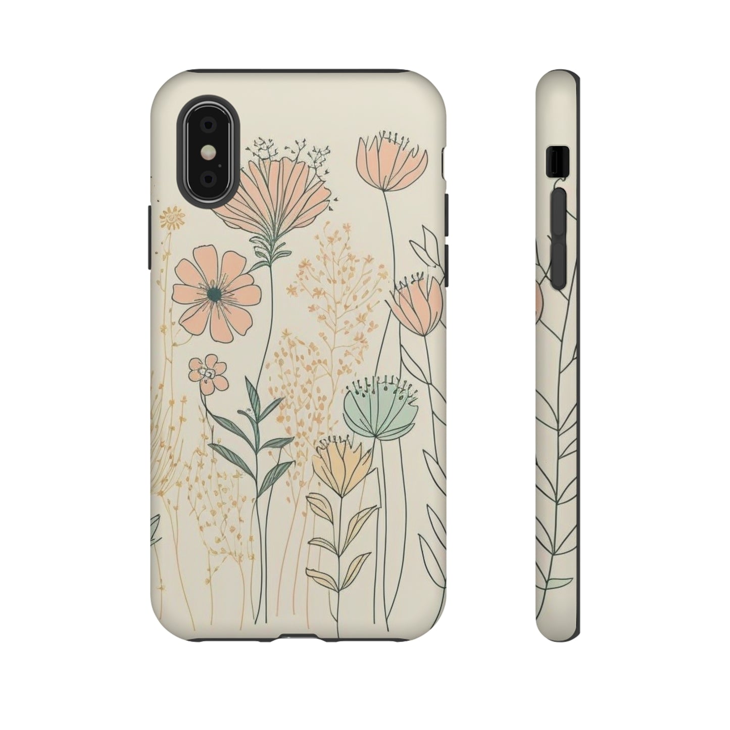 iPhone Case - Soft Boho Flowers