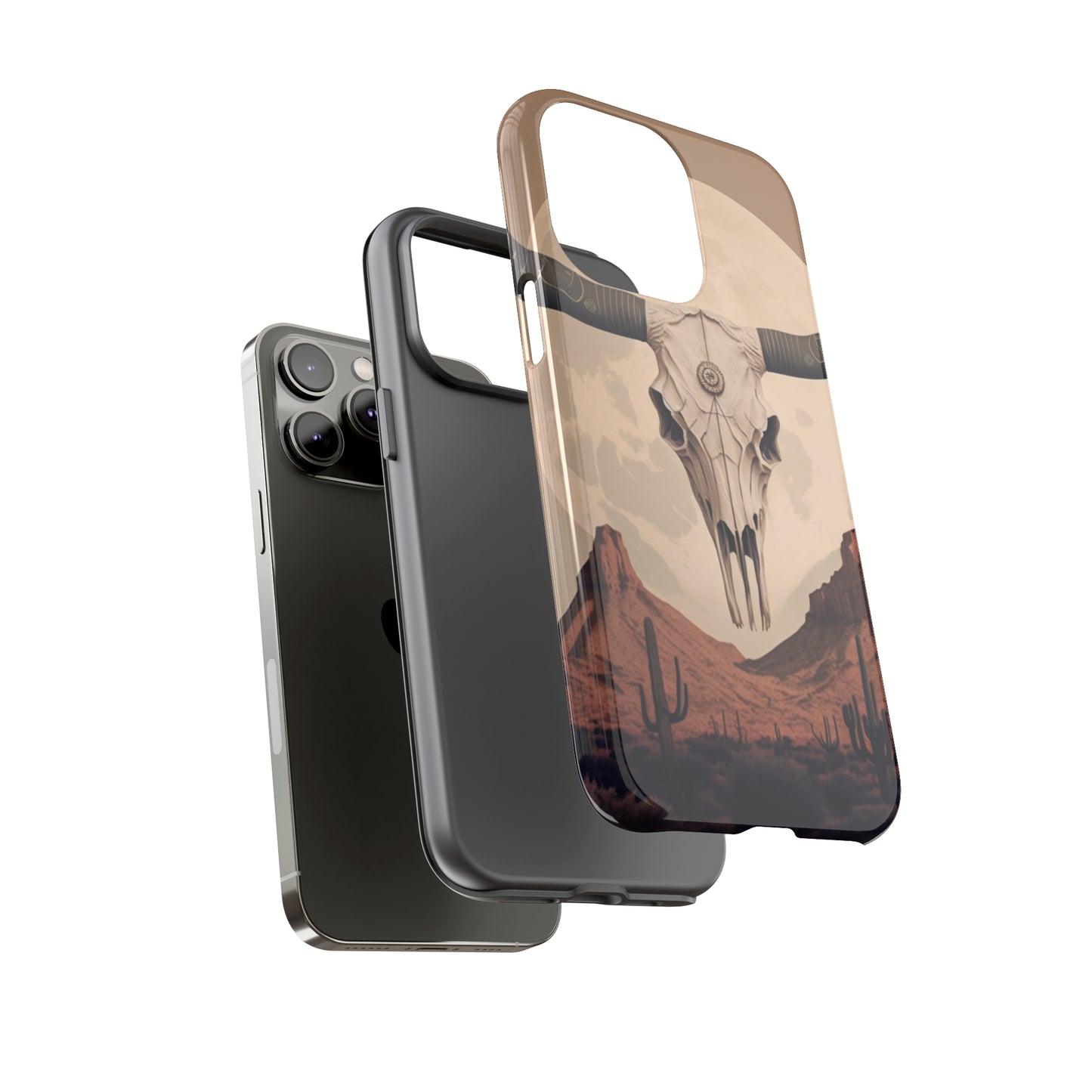 iPhone Case - Western Cowskull