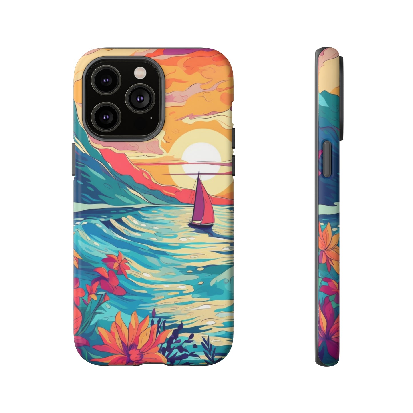 iPhone Case - Sunset Ocean Scene