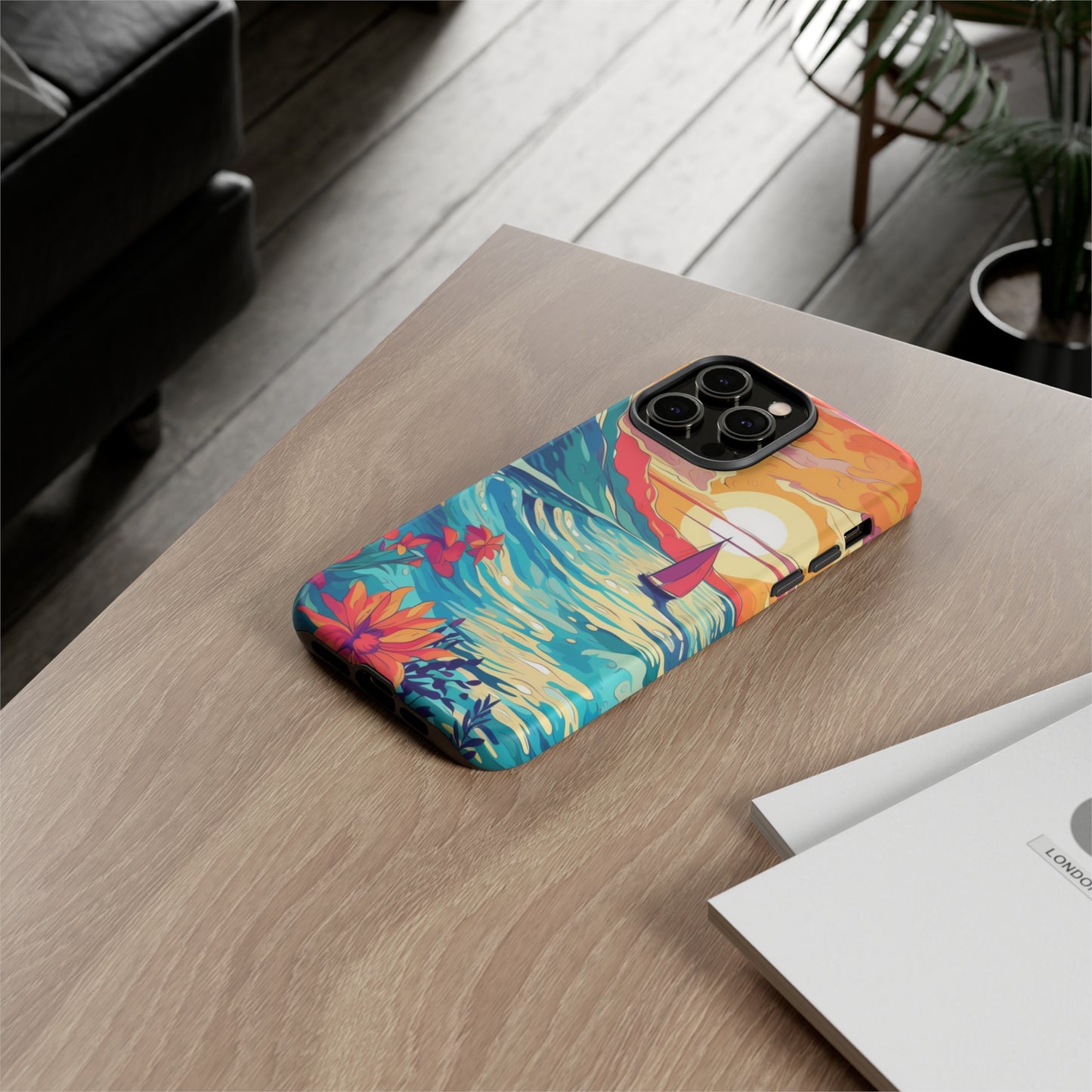 iPhone Case - Sunset Ocean Scene