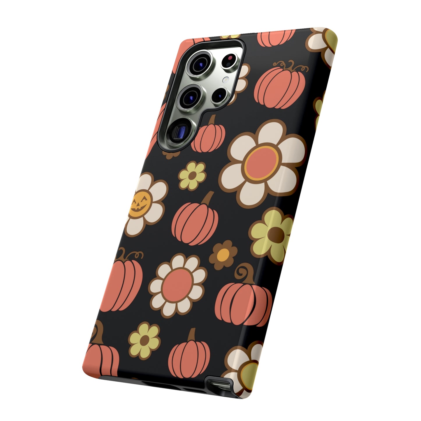 Samsung Galaxy Case - Seasonal Pumpkin Daisy