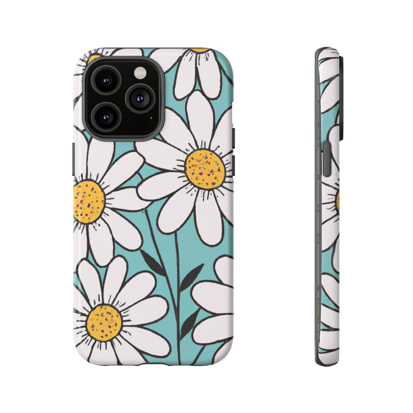 iPhone Case - Floral Cartoon Daisy