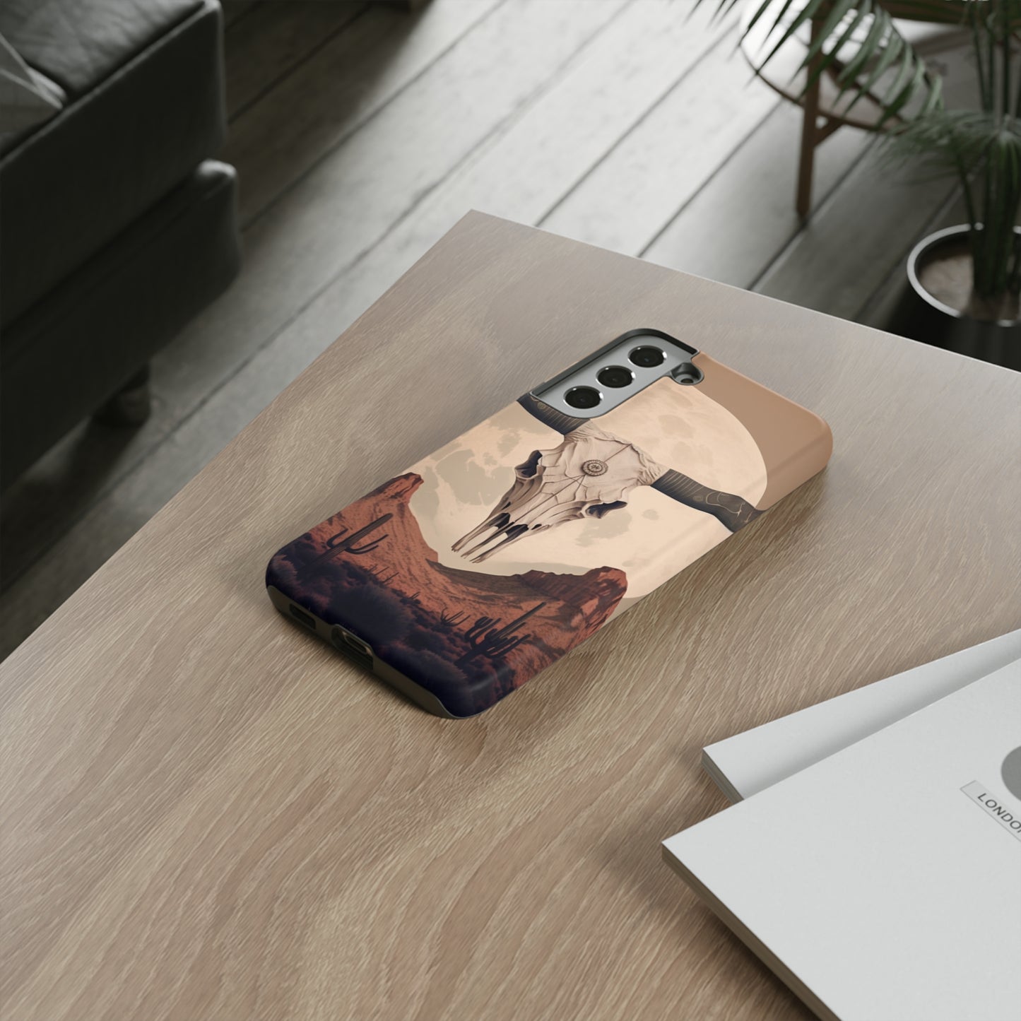 Samsung Galaxy Case - Western Cowskull