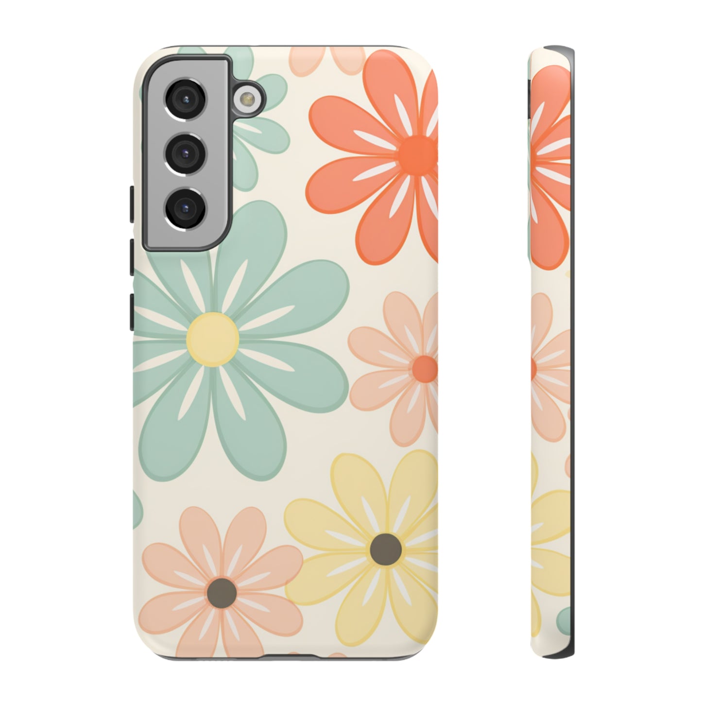 Samsung Galaxy - Pastel Retro Flowers