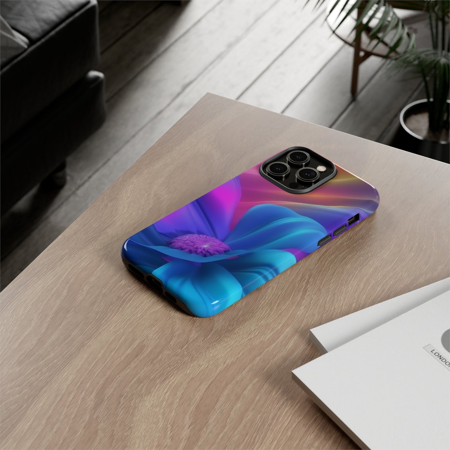 iPhone Case - Colorful Floral Wave