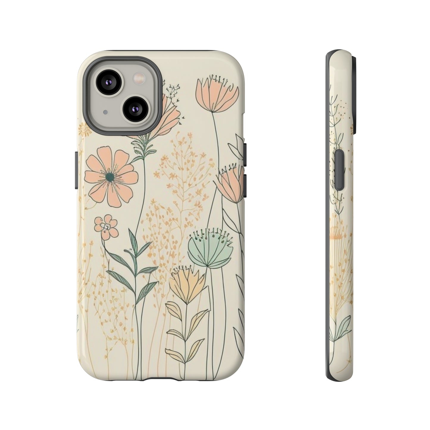 iPhone Case - Soft Boho Flowers