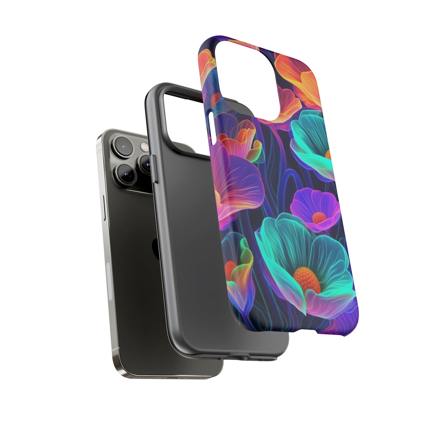 iPhone Case - Floral Colorful Contrast