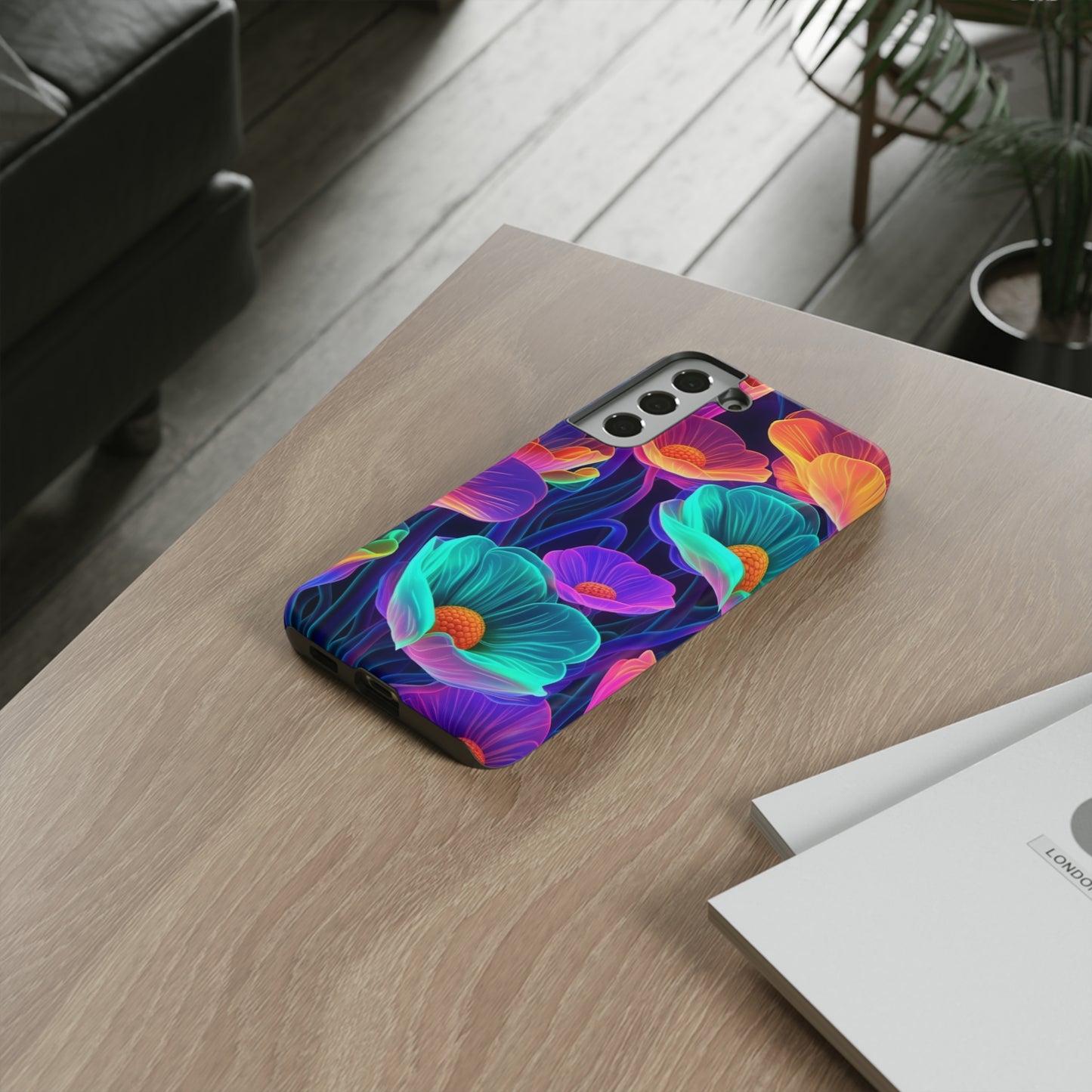 Samsung Galaxy Case - Floral Colorful Contrast