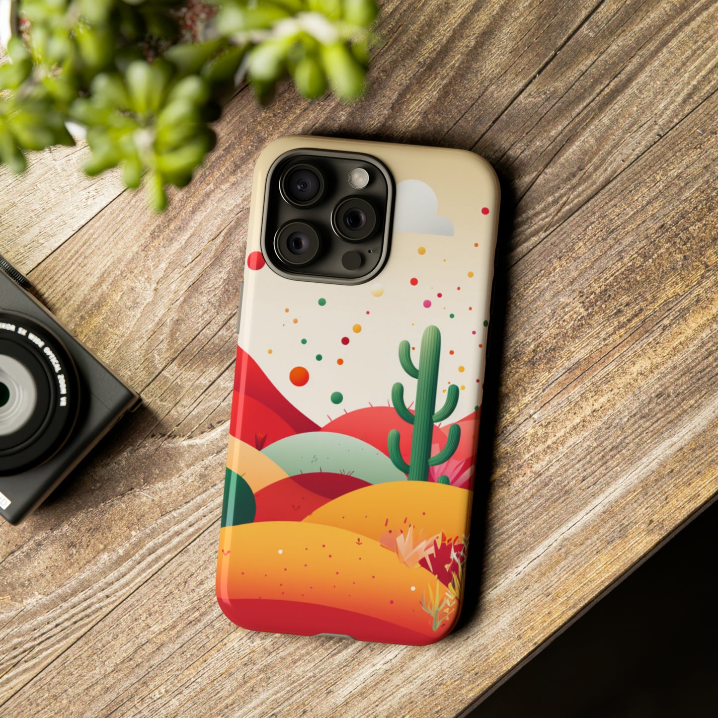 A Seasonal iPhone Case - A Retro Desert