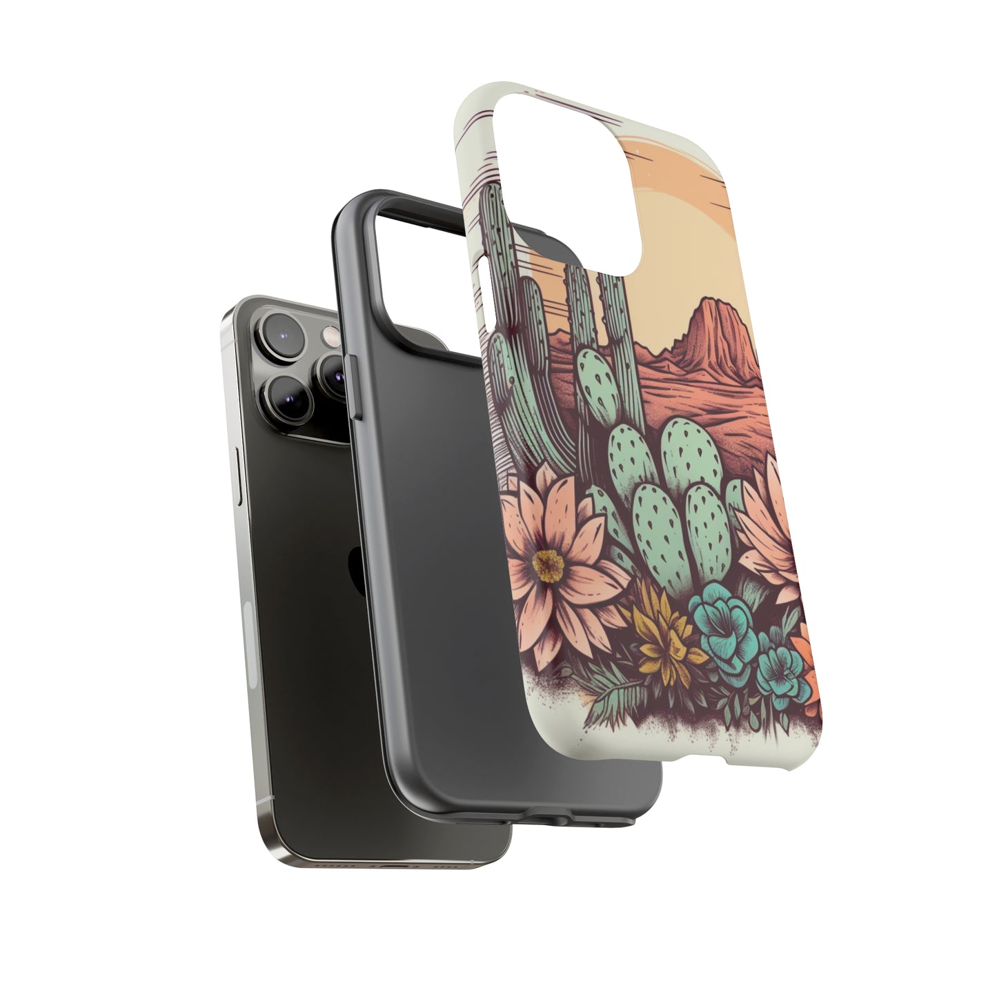 iPhone Case - Western Desert Scene