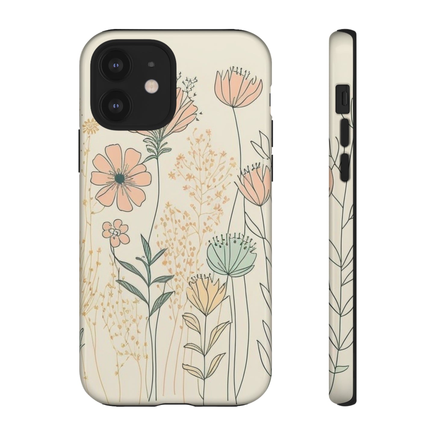 iPhone Case - Soft Boho Flowers