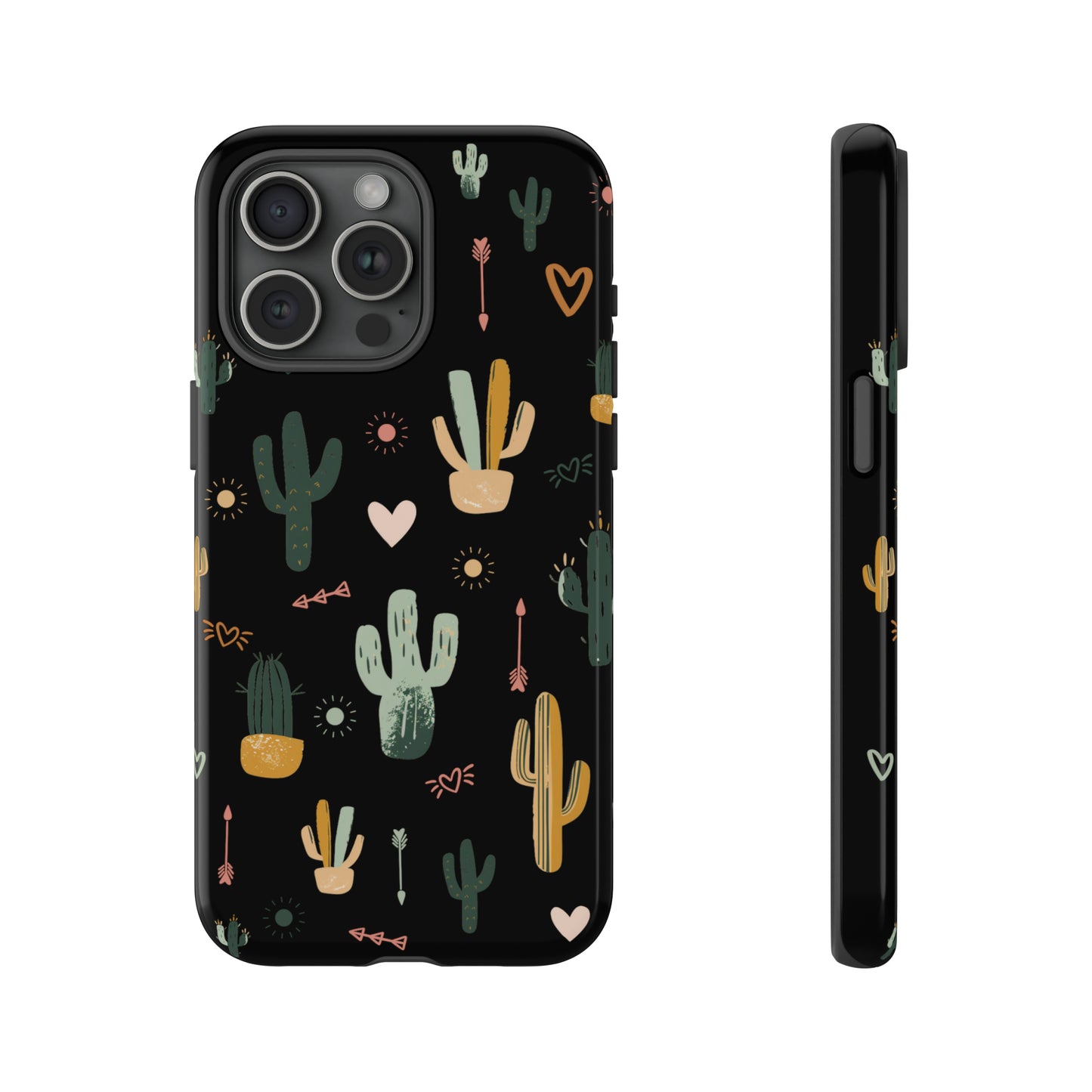 Copy of A Seasonal iPhone Case - Scattered Cacti Bold