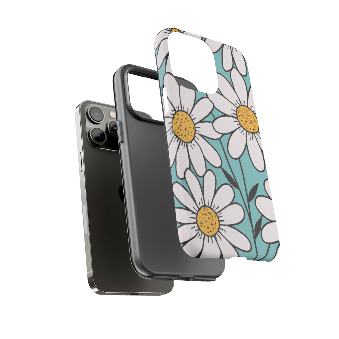 iPhone Case - Floral Cartoon Daisy