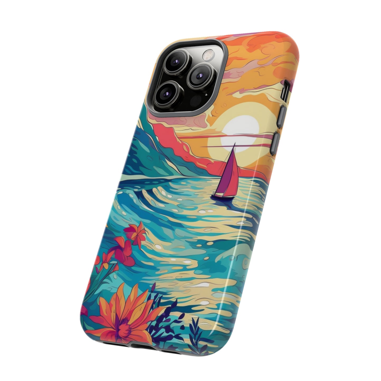 iPhone Case - Sunset Ocean Scene