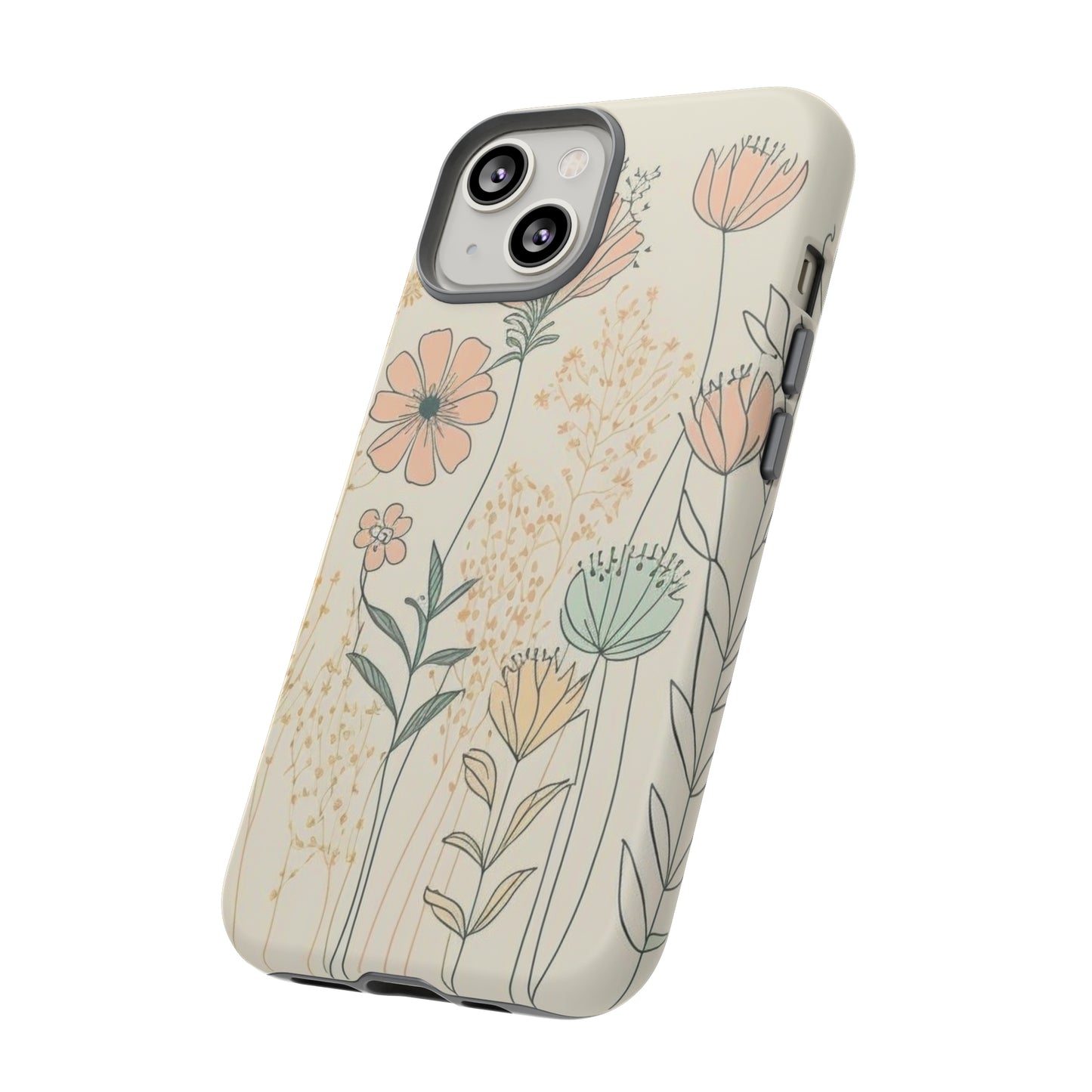 iPhone Case - Soft Boho Flowers