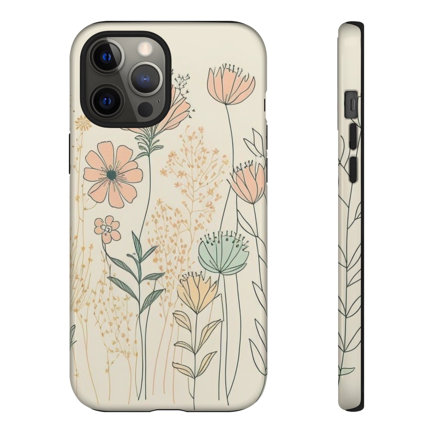 iPhone Case - Soft Boho Flowers