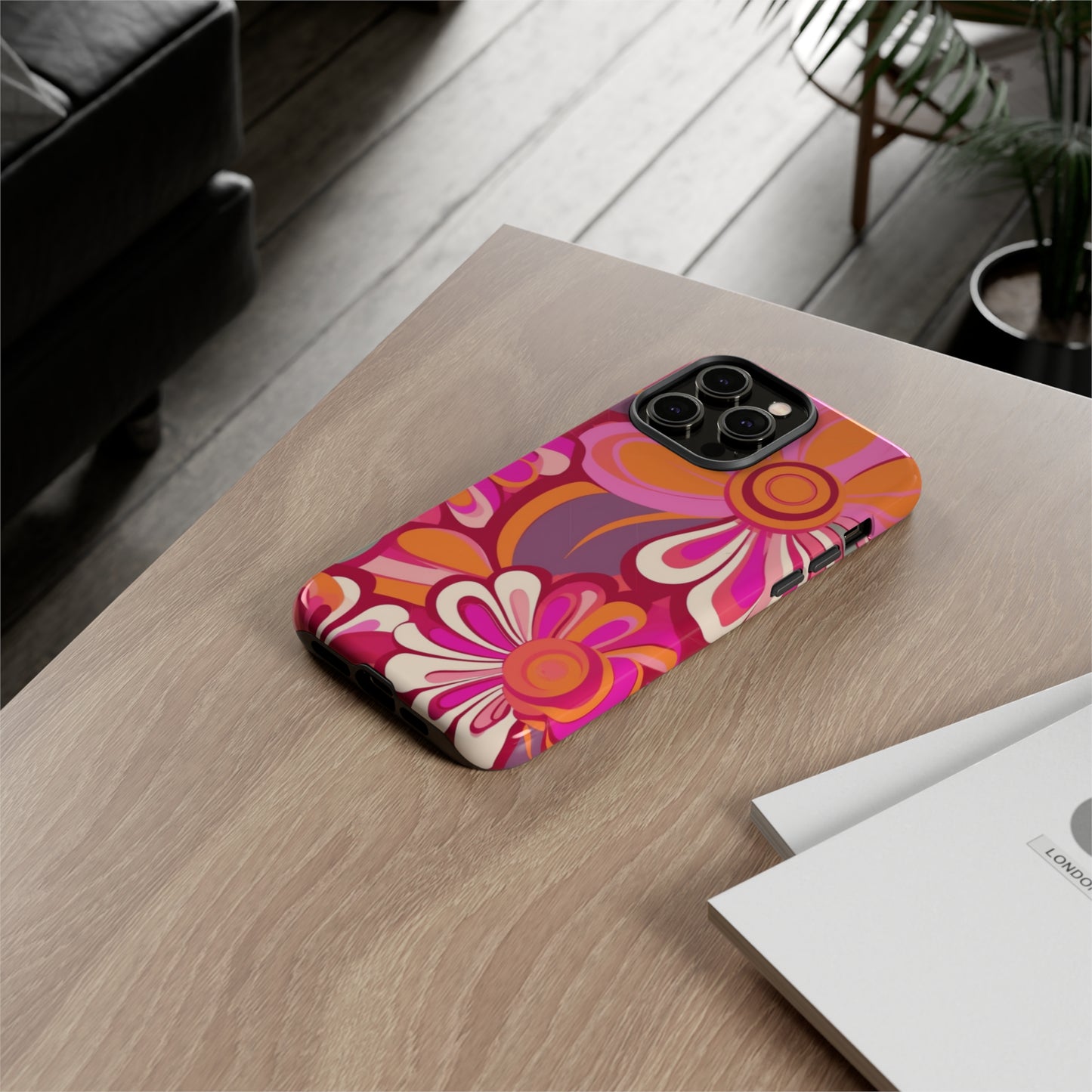 iPhone Case - Retro Pink Floral