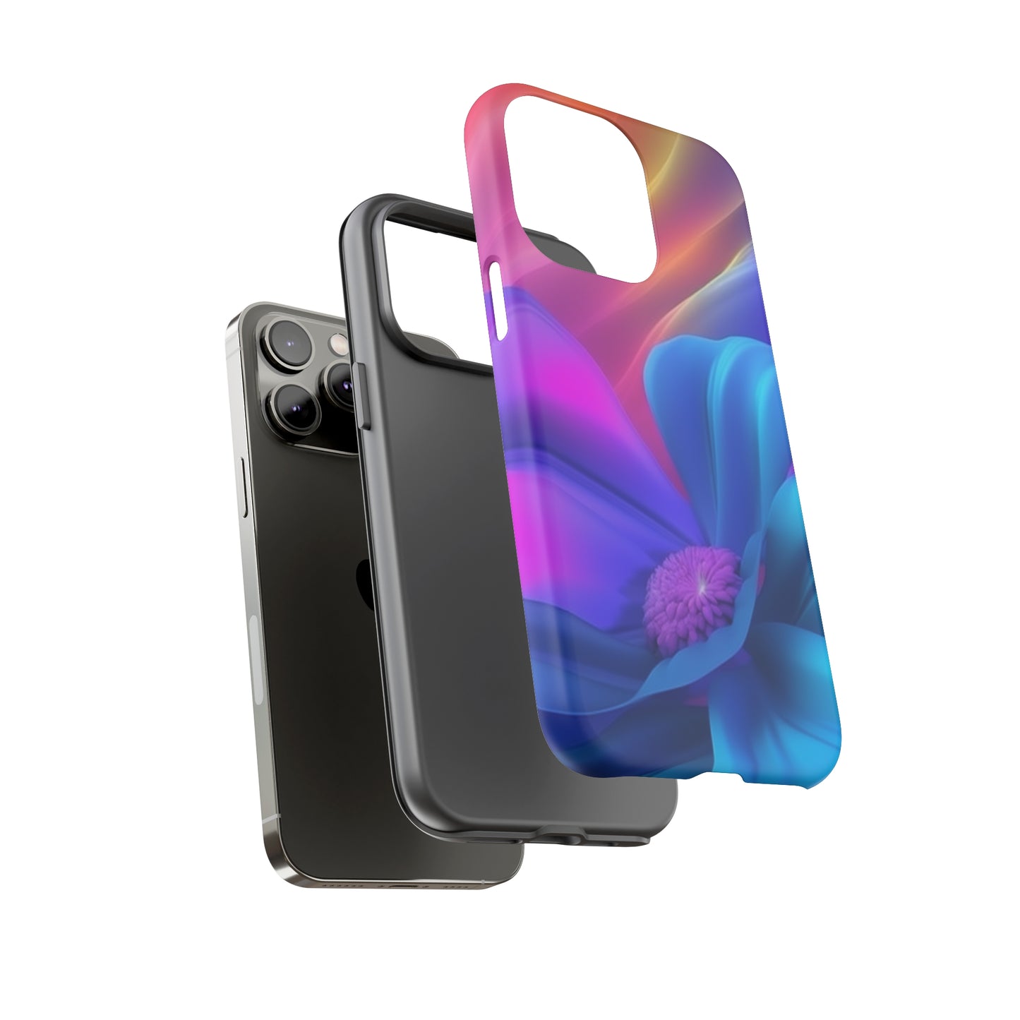 iPhone Case - Colorful Floral Wave