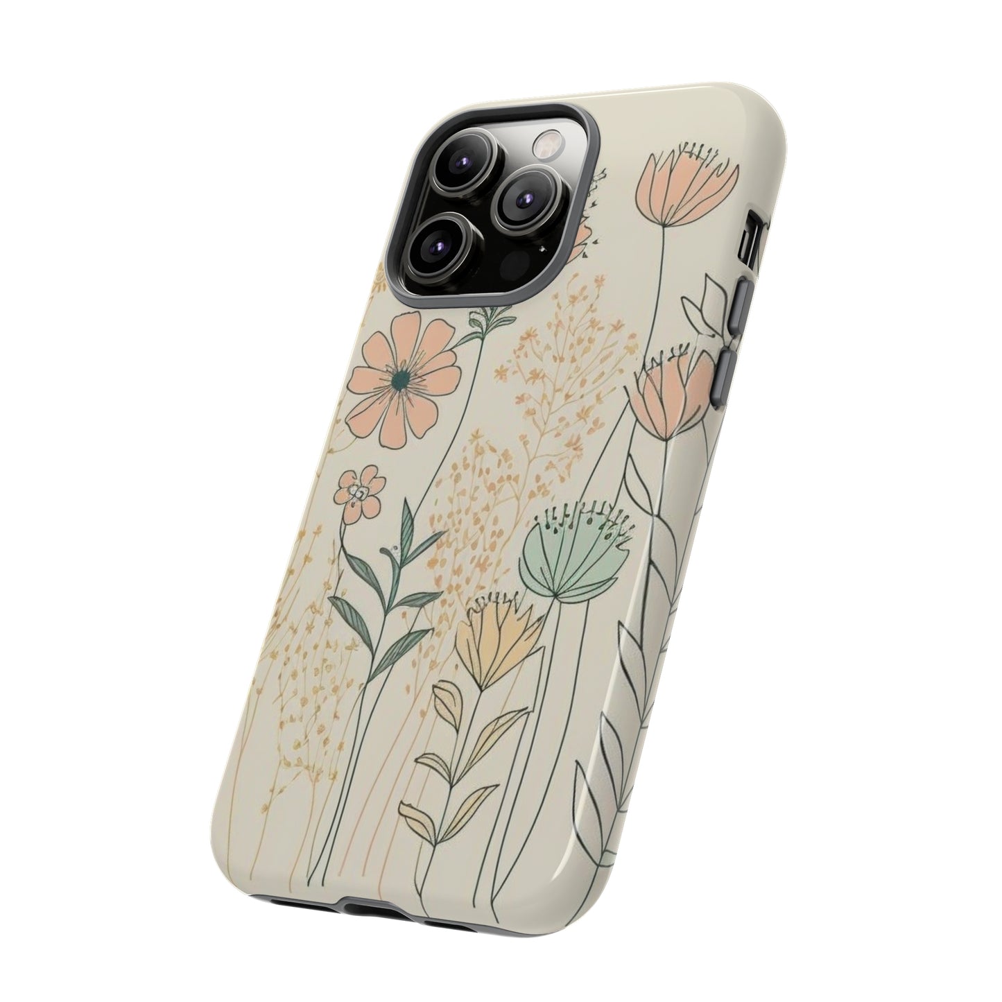 iPhone Case - Soft Boho Flowers