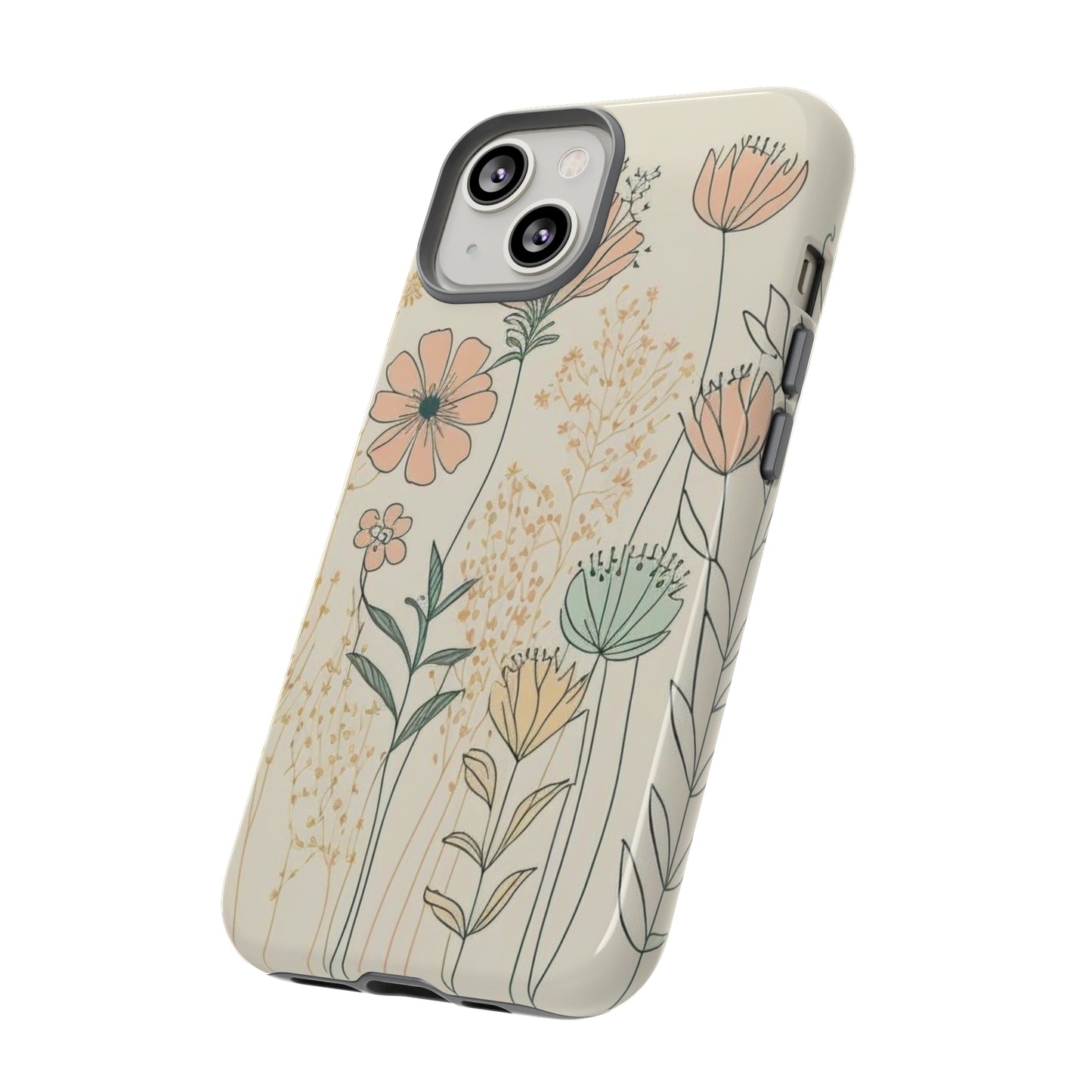 iPhone Case - Soft Boho Flowers