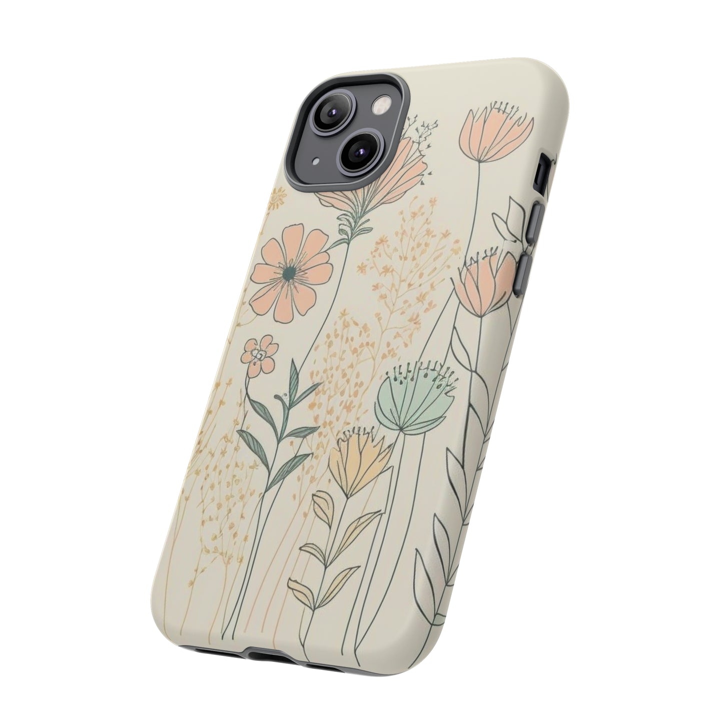 iPhone Case - Soft Boho Flowers