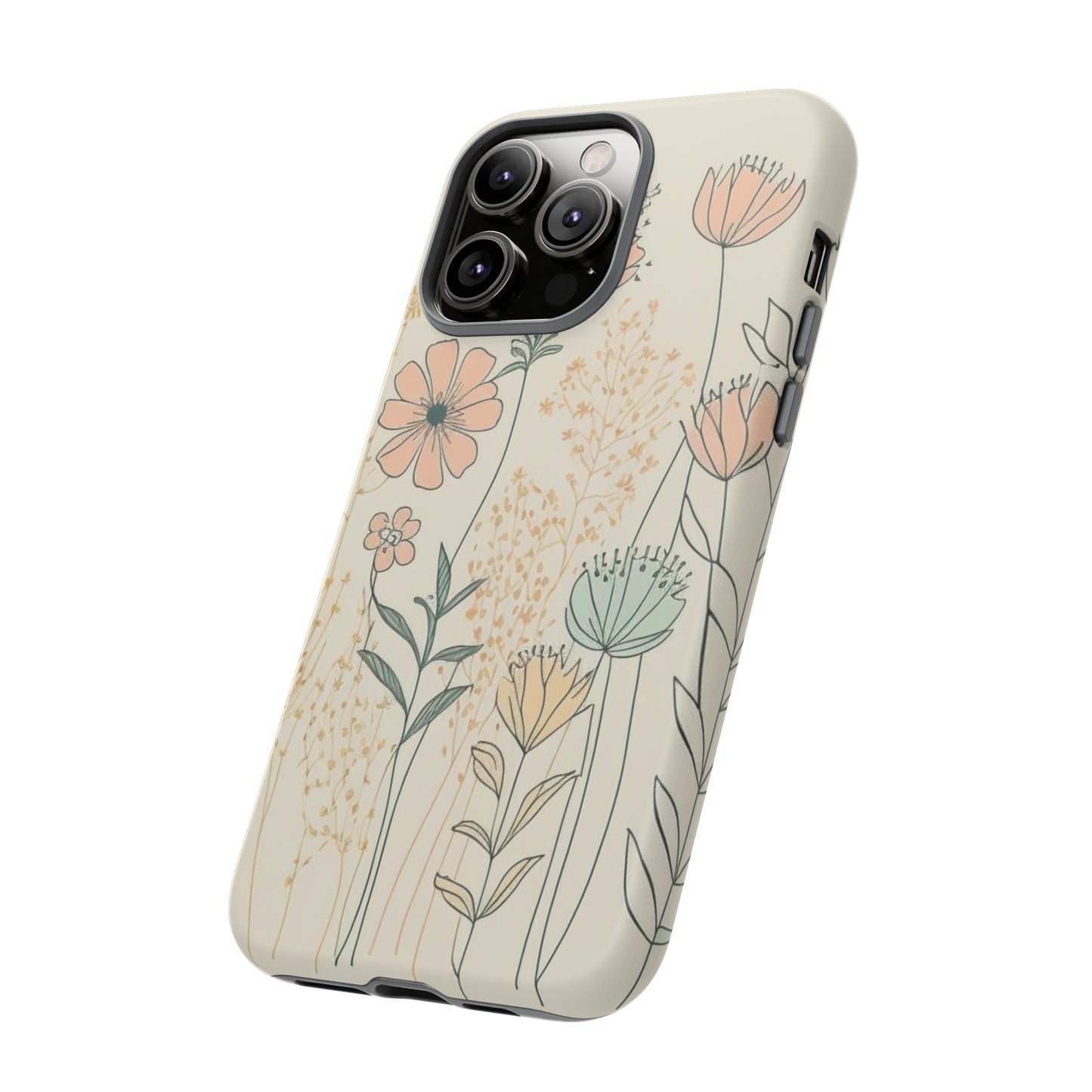 iPhone Case - Soft Boho Flowers