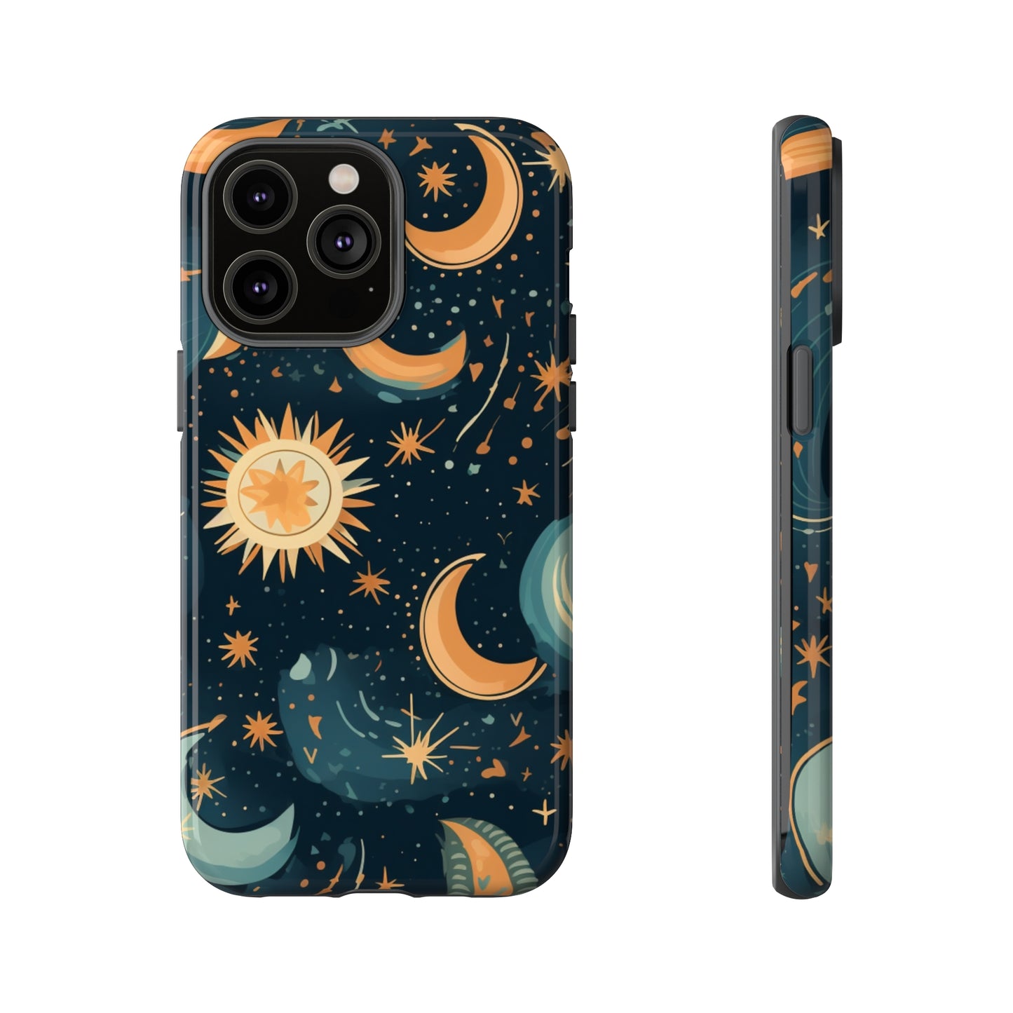 iPhone Case - Moon and Stars - Celestial