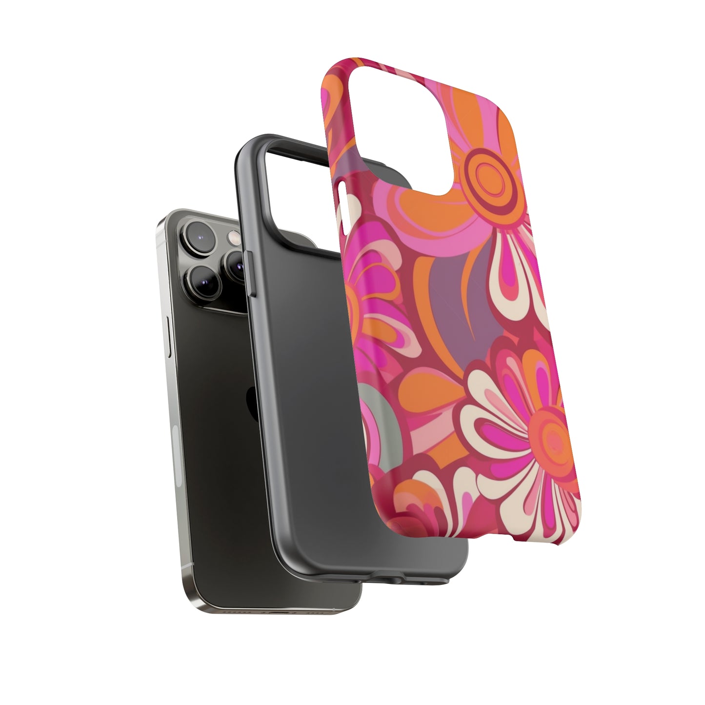 iPhone Case - Retro Pink Floral