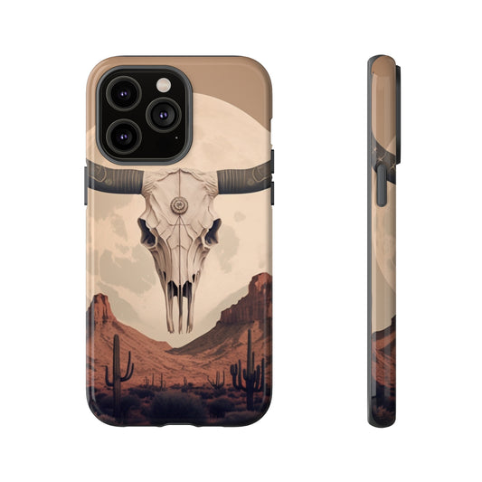 iPhone Case - Western Cowskull