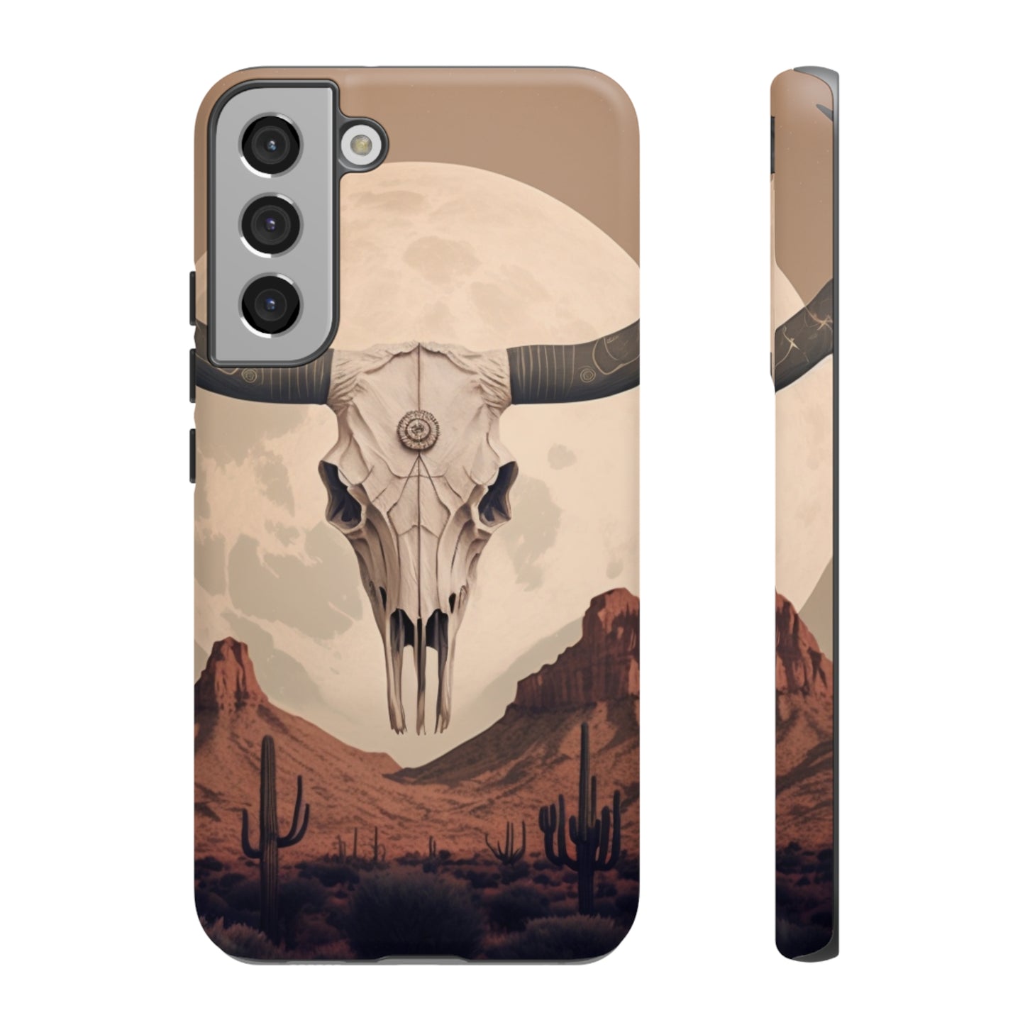 Samsung Galaxy Case - Western Cowskull