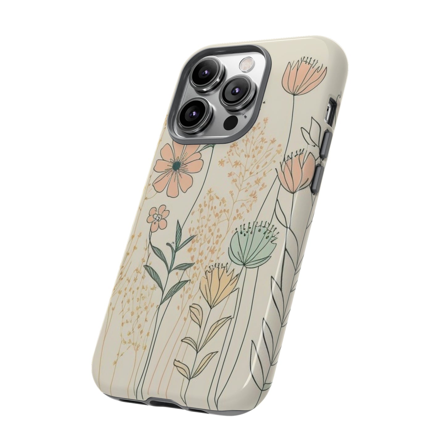 iPhone Case - Soft Boho Flowers