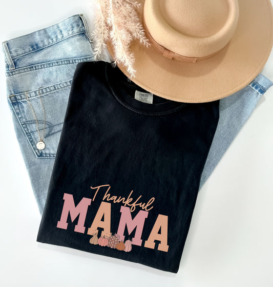 Thanksgiving Apparel - Thankful Mama - Adult Comfort Colors Shirt